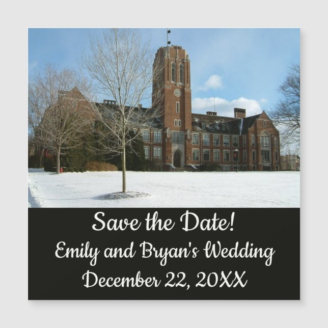 Rockwell in Winter at Grove City College (Front)