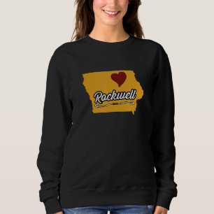 ROCKWELL IOWA IA USA  Cute Souvenir Merch  US City Sweatshirt