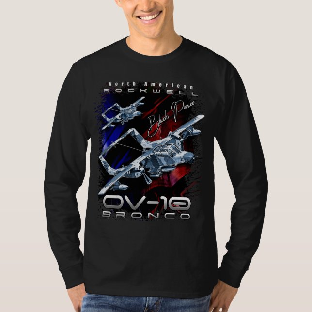 Rockwell OV-10 Bronco Light Attack & Observation A T-Shirt (Front)