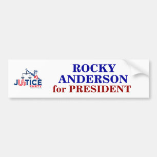 Rocky Anderson 2012 Bumper Sticker