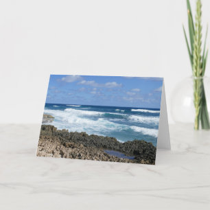 Rocky Bahamas Beach Card