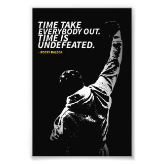 Rocky Balboa quotes Photo Enlargement Print