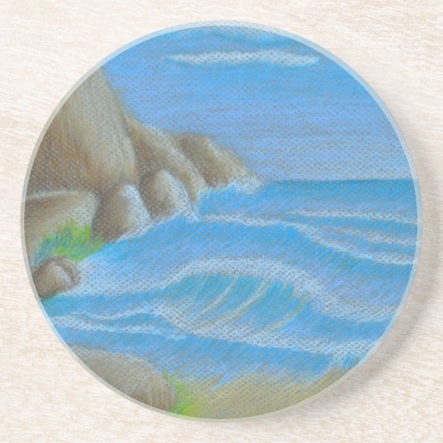 Rocky beach coaster (Front)