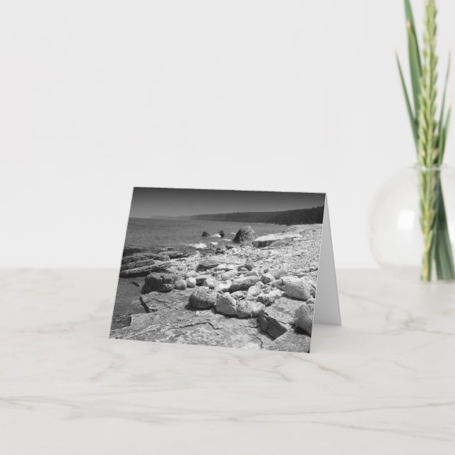 Rocky Beach Custom Note Card (Front)