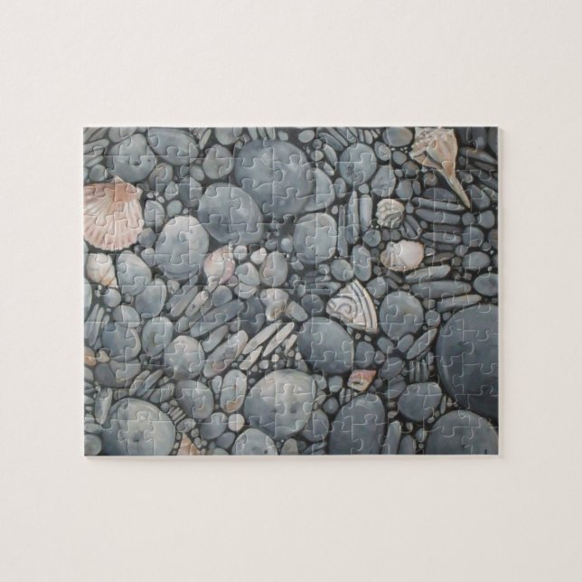 Rocky Beach House Nature Jigsaw Puzzle (Horizontal)