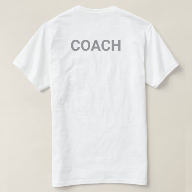 Rocky Cats COACH T-Shirt (Design Back)