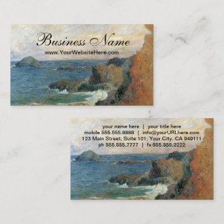 Rocky Coast by Paul Gauguin Business Card