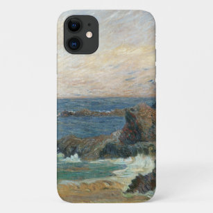 Rocky Coast by Paul Gauguin, Vintage Impressionism Case-Mate iPhone Case