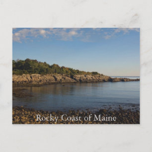 Rocky Coast of Maine Postcard