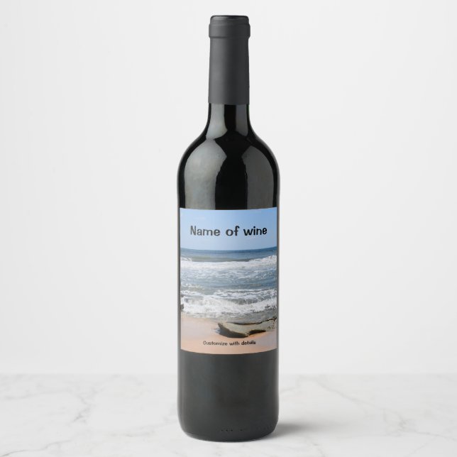 Rocky Coast Wine Label (Front)
