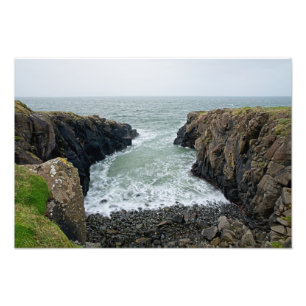 Rocky coastline of Northern Ireland Photo Print