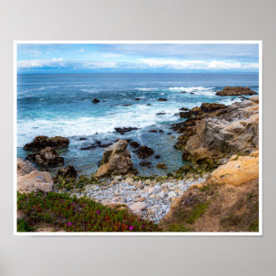Rocky Coastline Wall Art Ocean Landscape Print