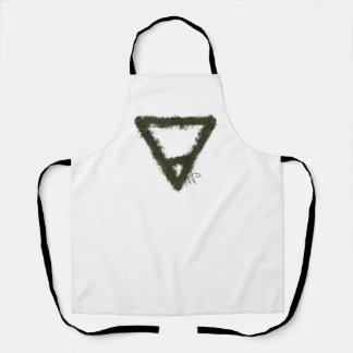 Rocky Earth Element Alchemy Symbol Apron