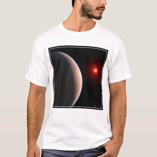 Rocky Exoplanet Gj 486 B Orbiting A Red Dwarf Star T-Shirt (Front)
