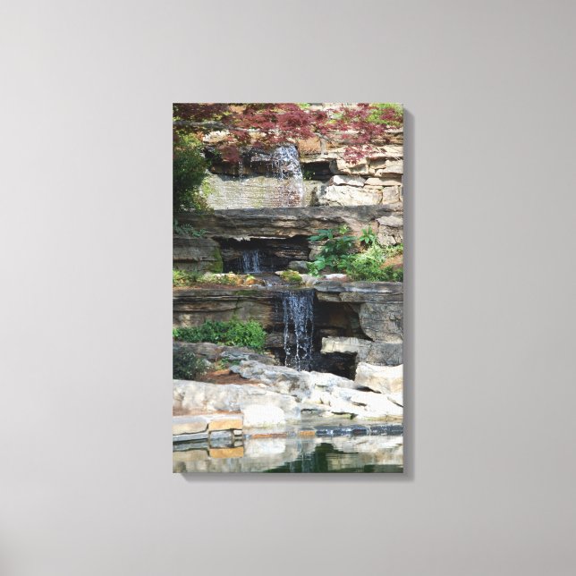 Rocky Falls Canvas Print (Front)