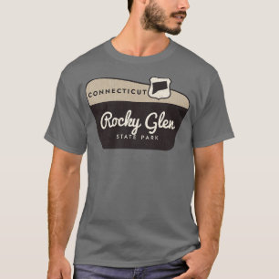 Rocky Glen State Park Connecticut Welcome Sign T-Shirt