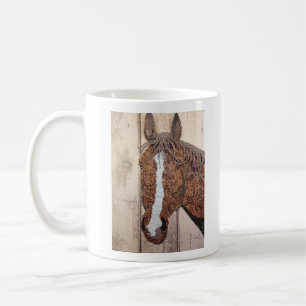Rocky Horse Collage mug