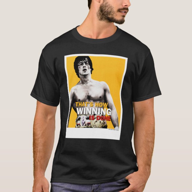 Rocky How Winning Is Done T-Shirt (Front)