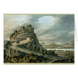 Rocky landscape with castle