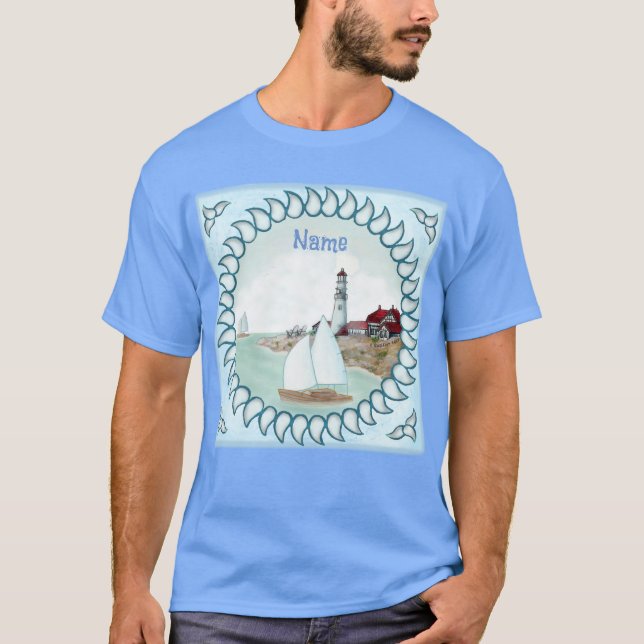 Rocky Lighthouse  t-shirt (Front)