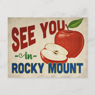 Rocky Mount North Carolina Apple - Vintage Postcard