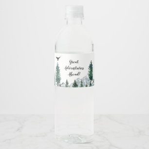 Rocky Mountain Adventure Water Label