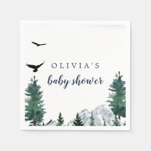 Rocky Mountain Baby Shower Napkins