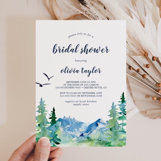 Rocky Mountain Bridal Shower Invitation (Creator Uploaded)