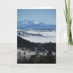 Rocky Mountain Christmas Holiday Card