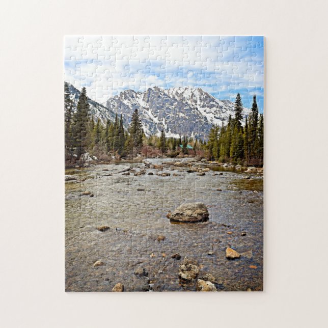 Rocky Mountain Clear Stream - 11x14 - 252 pcs Jigsaw Puzzle (Vertical)