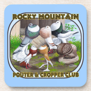 Rocky Mountain Club Logo Coaster
