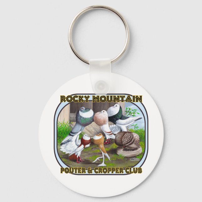 Rocky Mountain Club Logo Key Ring (Front)