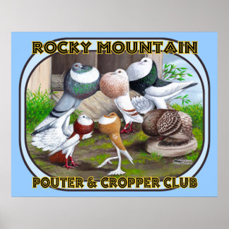 Rocky Mountain Club Logo Poster