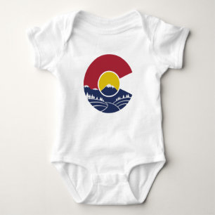 Rocky Mountain Colorado C Baby Bodysuit