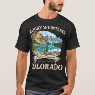 Rocky Mountain Colorado Travelling Nature Lover T-Shirt