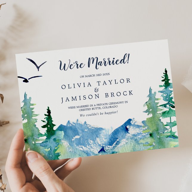 Rocky Mountain Destination Elopement Announcement (Creator Uploaded)