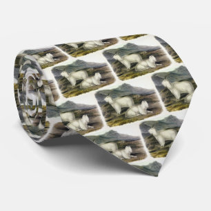 Rocky Mountain Goat (Capra Americana by Audubon Tie