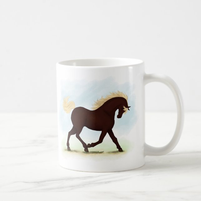 Rocky Mountain Horse Equestrian Coffee Mug (Right)