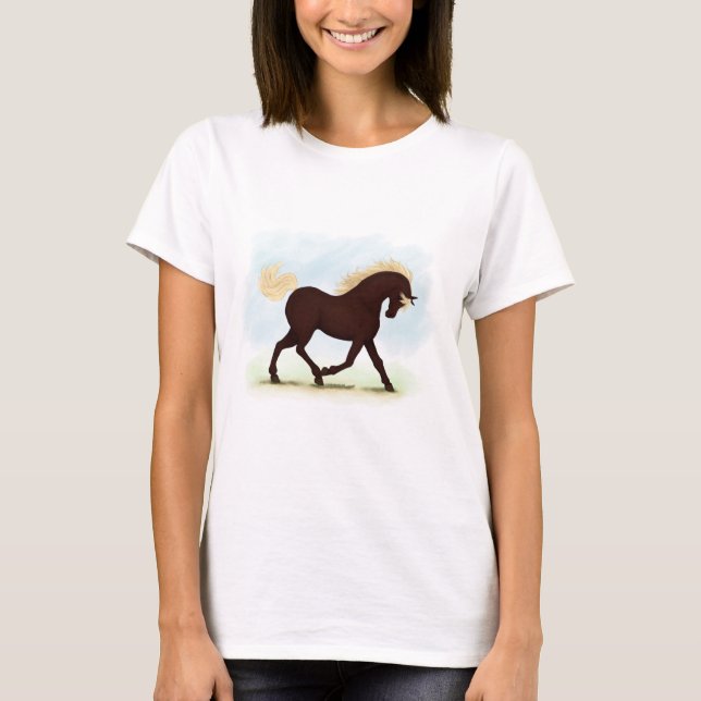 Rocky Mountain Horse Equestrian T-Shirt (Front)