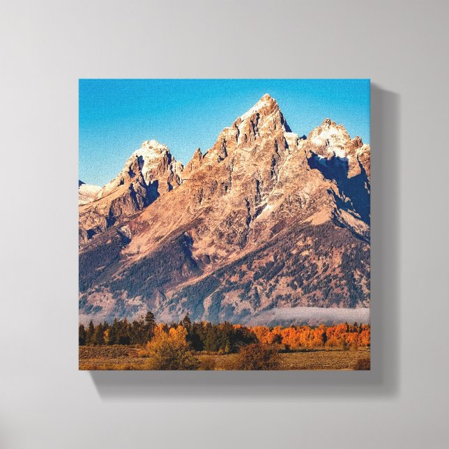 Rocky mountain image on canvas print (Front)