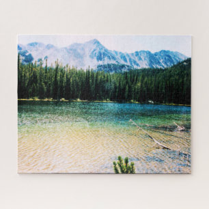 Rocky Mountain Lake Jigsaw Puzzle