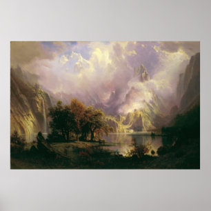 Rocky Mountain Landscape (1870) Poster