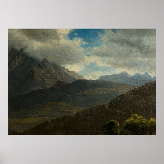 Rocky Mountain Landscape (c. 1870)  Poster (Front)