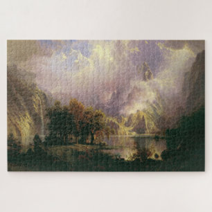 Rocky Mountain Landscape Majestic Scenery Jigsaw Puzzle