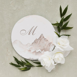 Rocky Mountain Monogram Wedding Envelope Seals