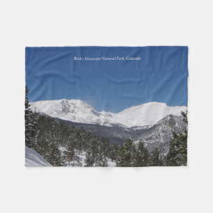 Rocky Mountain National Park 2 fleece blanket