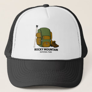 Rocky Mountain National Park Backpack Trucker Hat