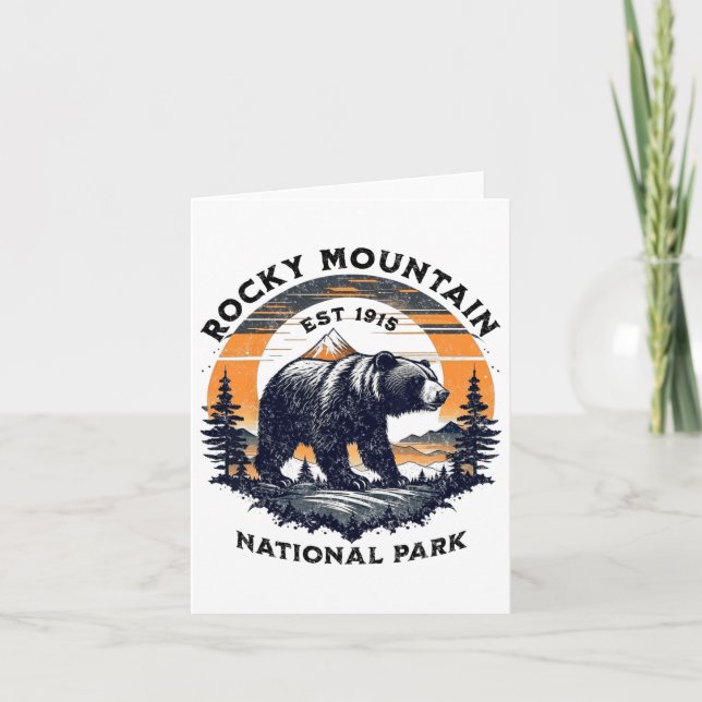 Rocky Mountain National Park  Card (Front)