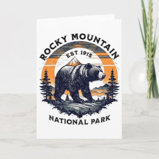 Rocky Mountain National Park  Card