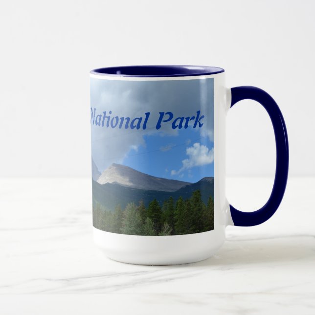 Rocky Mountain National Park Ceramic Mug (Right)
